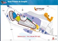 Plan Rennstrecke Motorland Aragon